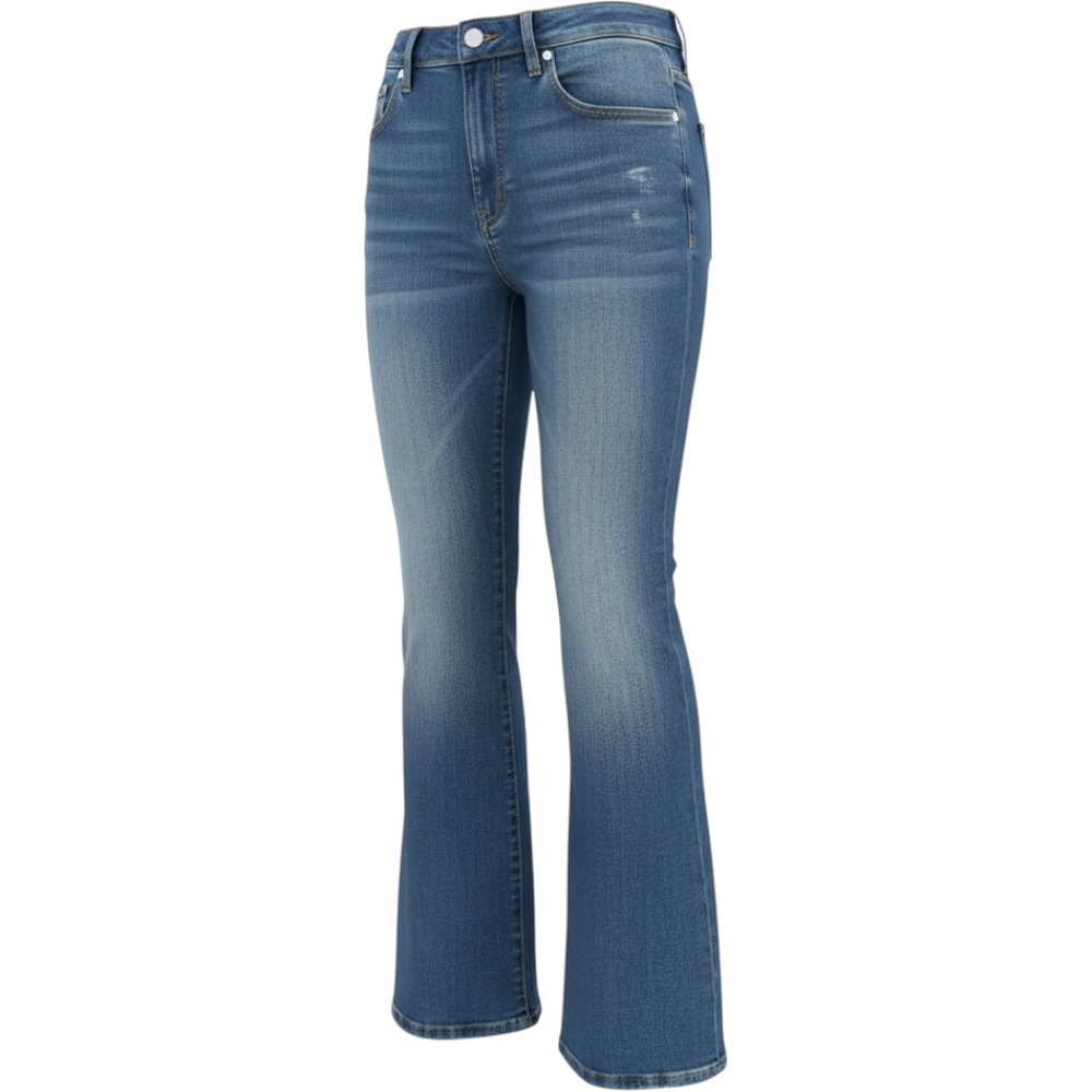 Pilcro High Rise Flare Jeans 29 Medium Wash Blue